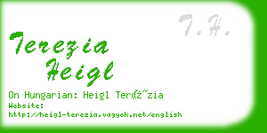 terezia heigl business card